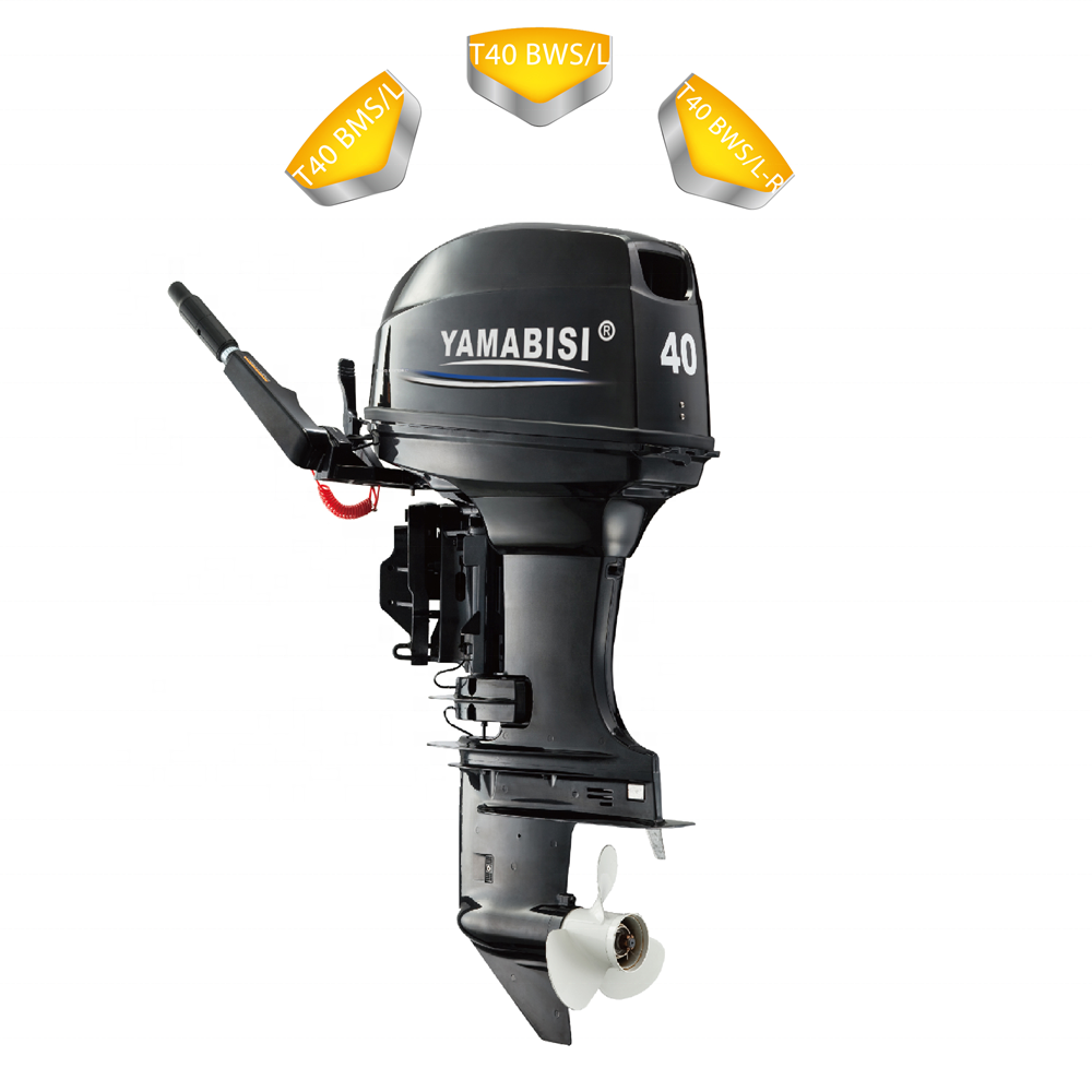 YAMABISI Exclusive 40hp Outboard Motor 2 Stroke Long/short Shaft Outboard Motor Marine Engine Chinese Outboard Motor Boat Engine